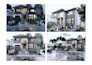 design modern exterior facade with realistic 3d render